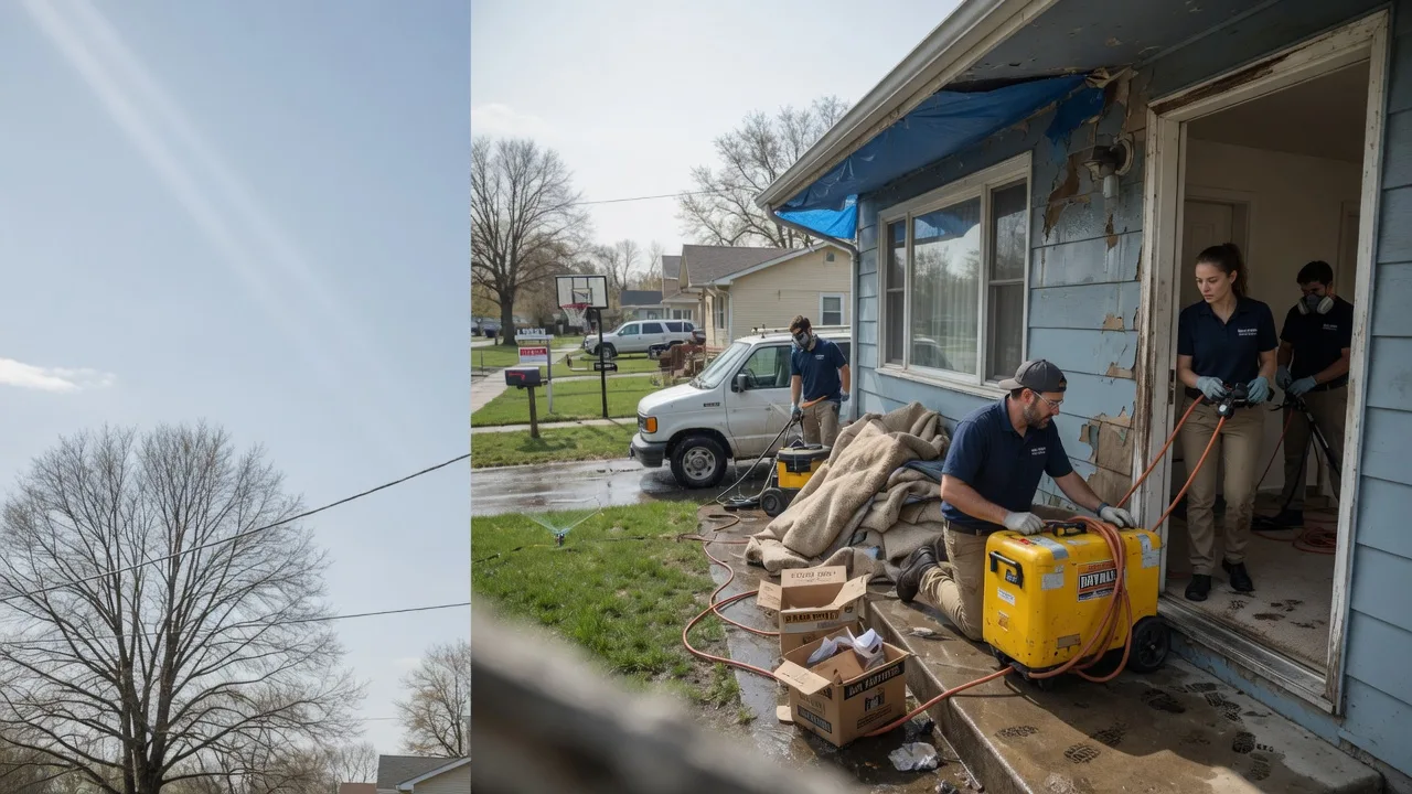 Basement Flood Cleanup in Mineral, IL near me